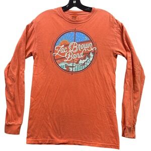 Zac Brown Band Shirt‎ Mens Small Spell Out Country Western Orange Festival